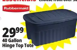 Ocean State Job Lot 40 Gallon Hinge Top Tote offer