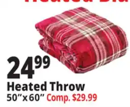 Ocean State Job Lot Westerly Heated Micromink Throw Blanket offer