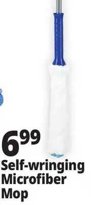 Ocean State Job Lot Gleam Self-Wringing Microfiber Mop offer