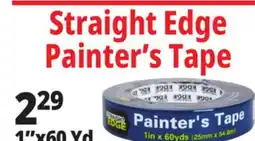 Ocean State Job Lot Straight Edge Painter's Tape 1 x 60 yds offer