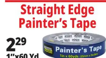 Ocean State Job Lot Straight Edge Painter's Tape 1 x 60 yds offer