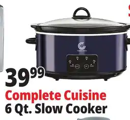 Ocean State Job Lot Complete Cuisine 6 Qt. Slow Cooker offer