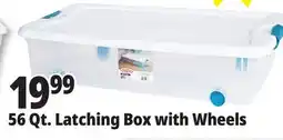 Ocean State Job Lot Sterilite Wheeled Latch Top Storage Box 56 Qt offer