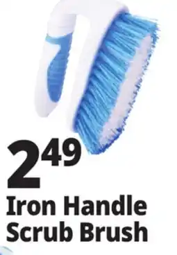 Ocean State Job Lot Gleam Iron Handle Scrub Brush offer