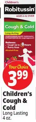 Ocean State Job Lot Children's Cough & Cold offer