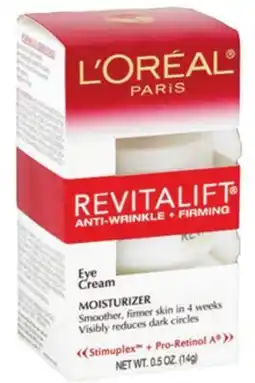 Ocean State Job Lot L'Oreal Revitalift Anti-Wrinkle + Firming Eye Cream Moisturizer .5 oz offer