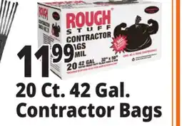 Ocean State Job Lot Rough Stuff 42 Gal Contractor Trash Bags 20 Count offer