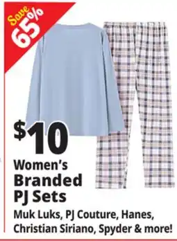 Ocean State Job Lot Women's Branded PJ Sets offer