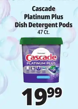 Ocean State Job Lot Cascade Platinum Plus Dishwasher Pods 47 Ct offer