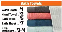 Ocean State Job Lot Bath Towels offer