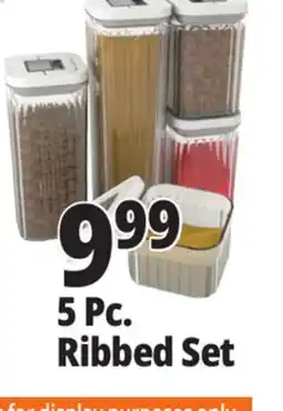 Ocean State Job Lot 5 Pc. Ribbed Set offer
