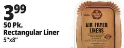 Ocean State Job Lot Baker's Choice Rectangle Air Fryer Liners 50 Count offer