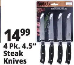 Ocean State Job Lot Santa Fe Professional Grade Steak Knife Set 4 Piece offer