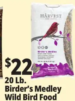 Ocean State Job Lot Harvest Birder's Medley Wild Bird Food 20 lbs offer