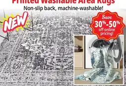 Ocean State Job Lot Printed Washable Area Rugs 3'x5' offer