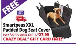 Ocean State Job Lot Smartpeas XXL Padded Dog Seat Cover Black offer