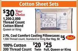 Ocean State Job Lot Cotton Sheet Sets offer