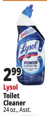 Ocean State Job Lot Lysol Toilet Cleaner offer