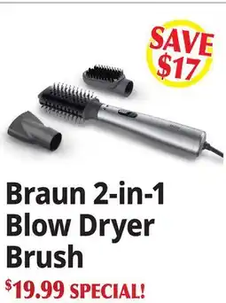 Ocean State Job Lot 2-in-1 Blow Dryer Brush offer