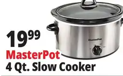 Ocean State Job Lot MasterPot Slow Cooker 4 Qt offer