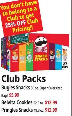 Ocean State Job Lot Club Packs offer