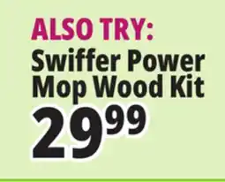 Ocean State Job Lot Swiffer Power Mop for Wood Floor Cleaning Kit 6 Piece offer