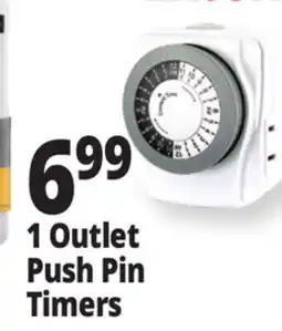 Ocean State Job Lot Prime 1 Outlet Push-Pin Timer offer