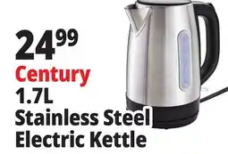 Ocean State Job Lot Century Stainless Steel Electric Tea Kettle 1.7 L offer