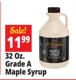 Ocean State Job Lot Grade A Maple Syrup 32 oz offer