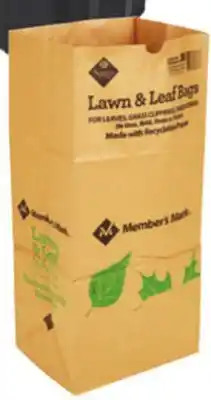 Ocean State Job Lot Single Paper Lawn & Leaf Bag offer