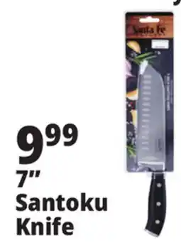 Ocean State Job Lot Santa Fe Professional Grade 7-Inch Santoku Knife offer