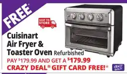 Ocean State Job Lot Cuisinart Air Fryer & Toaster Oven (Factory Refurbished) offer