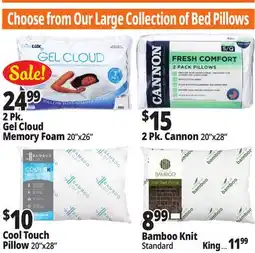 Ocean State Job Lot Bed Pillows offer