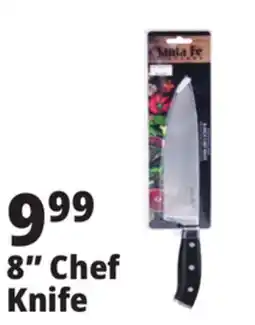 Ocean State Job Lot Santa Fe Professional Grade 8-Inch Chef Knife offer