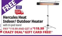 Ocean State Job Lot Hercules Heat Indoor/ Outdoor Heater with Tripod Stand offer