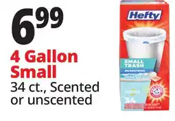 Ocean State Job Lot Hefty Small Trash Ocean Water 4 Gallon Trash Bags 34 Count offer