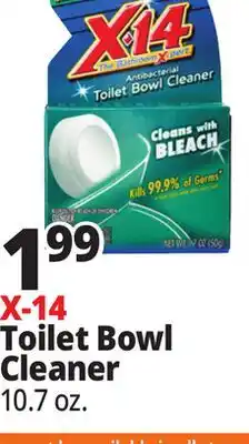 Ocean State Job Lot X-14 Antibacterial Drop-In Toilet Bowl Cleaner offer