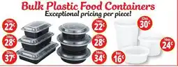 Ocean State Job Lot Bulk Plastic Food Containers offer
