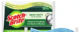 Ocean State Job Lot Scotch-Brite Heavy-Duty Scrub Sponges 3 Count offer