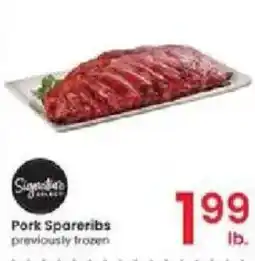 Albertsons Pork spareribs offer