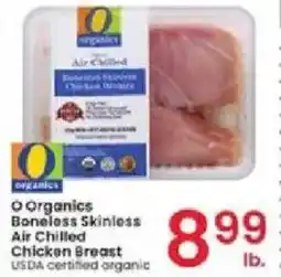 Albertsons O Organics Boneless Skinless Air Chilled Chicken Breast offer