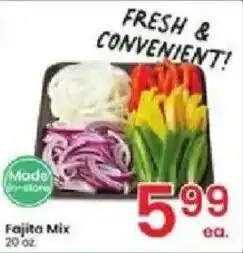Albertsons Fajita Mix offer