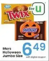 Albertsons Mars halloween jumbo size offer