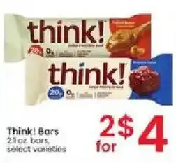 Albertsons Think! Bars offer