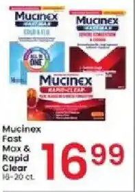 Albertsons Mucinex Fast Max &Rapid Clear Rapid Clear offer