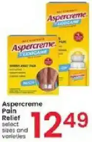 Albertsons Aspercreme Pain Relief offer