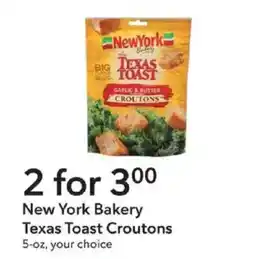 Publix New York Bakery Texas Toast Croutons offer
