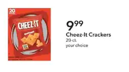 Publix Cheez-It Crackers offer
