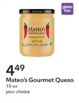 Publix Mateo's Gourmet Queso offer
