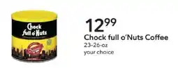 Publix Chock full o'Nuts Coffee offer